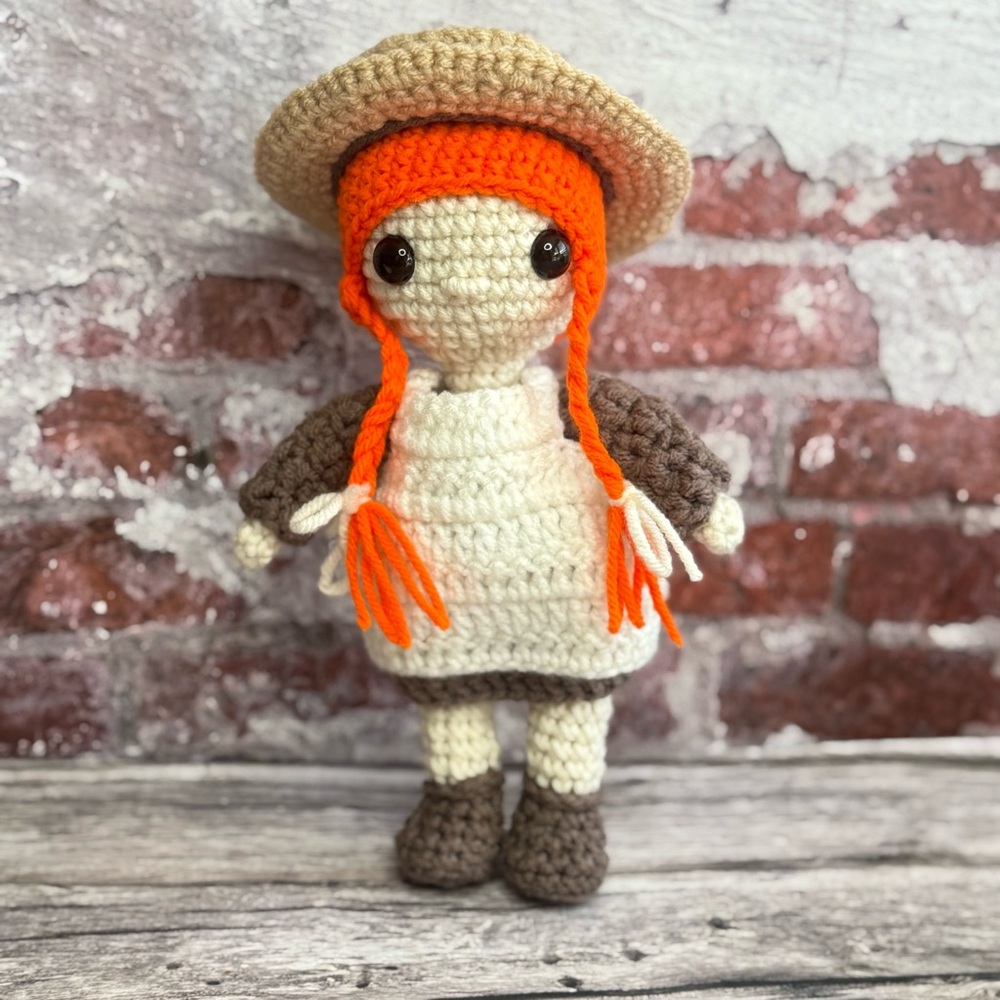 Handmade Crochet Mini Anne Doll